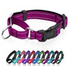 Reflective Martingale Dog Collars. Dog Collar with Quick Release Buckle.