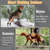 TZL 4Pcs Anti-Slip Dog Socks with Double Sides Grips for