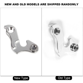Replacement Gear hanger,GearHanger a for Carrera,Rear Derailleur Hanger, 1Pcs MTB Mountain Road Bike Gear Hanger Aluminium Alloy Rear Gear Mech Frame Tail Hook Dropout Adapter with Nuts (7#)