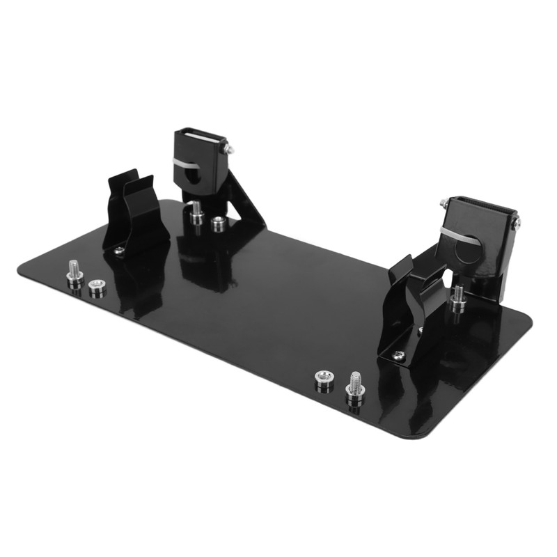License Plate Bracket Black Stainless Steel Winch License Plate Holder