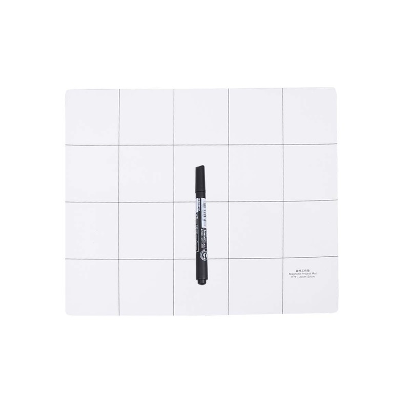 Hemobllo Magnetic Board Magnetic Work Mat Peg Board Magnetic Screw