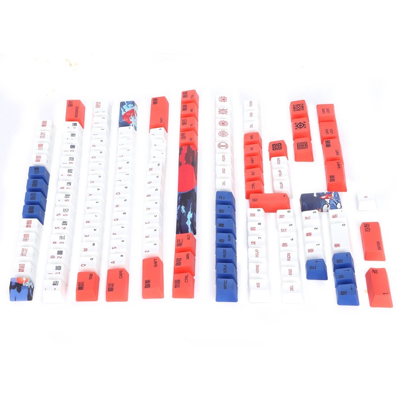 PBT Keycaps 134 Key English Style With Animal Pattern Elements