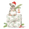 20 Napkins Christmas Mouse on Gift Animals Christmas Winter Table