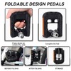 KABON Bicycle Pedal Foldable Non-Slip Bicycle Pedal Set with Reflectors