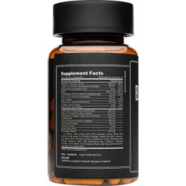 Live Bearded Beard Boost - Hair Growth Multivitamins with Biotin 10,000mcg, Vitamins C, E and Zinc - Thick, Strong, Full Grow Support - Made in The USA | 60-Day Supply