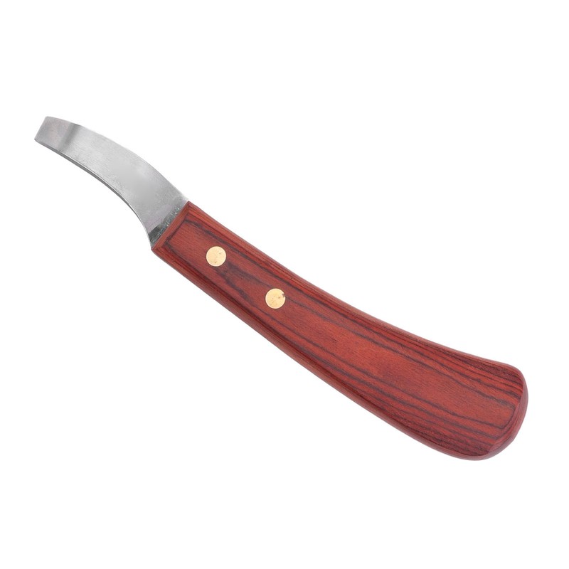Hoof Trimmer Shears Stainless Steel Blade Rubber Wood Handle Multipurpose