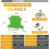 Erayco USLKG2.5N - Bloque de terminales de conexión de circuito