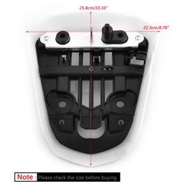 Artudatech Passenger Rear Seat Cover Cowl For SUZUKI 2017-2019 GSXR GSX-R 1000 1000R White