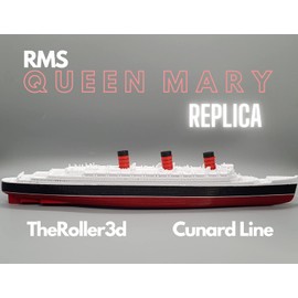 RMS Queen Mary Model 1 Foot in Length (Model with Stand)