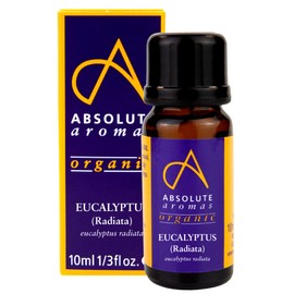Absolute Aromas Organic Eucalyptus Radiata Essential Oil 10ml - Pure, Natural, Undiluted and Cruelty Free