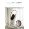 Pop Frog 目覚まし時計 置き時計 アナログ 北欧 木製 小型 アナログ時計 卓上時計