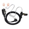HYS Radio Acoustic Tube Earpiece Law Enforcement in-Ear Low-Profile Noise