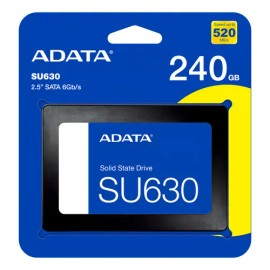 Hd Ssd 240 GB 2.5 Sata 3 6gb/s 520mb/s 450mb/s Adata Su630 Negro