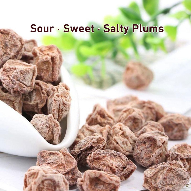 SXETBEAN Dried Plums, 200g/7oz Salty, Sour and Sweet Dried Plum