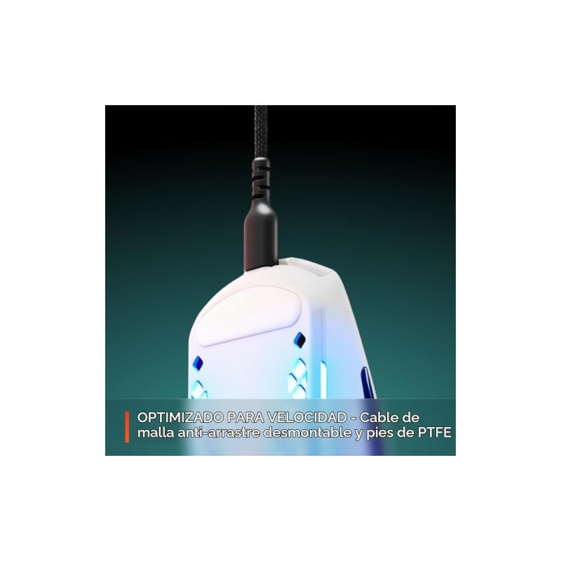 SteelSeries Aerox 3 - Mouse para Juegos Holey RGB -