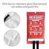 WUERLI Fire Blanket for Home and Kitchen,40" x 40",4 Pack,Emergency