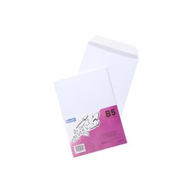 Bantex Envelopes DIN B5 (25 x 17.6 cm) / Envelopes with Peel Off Strips Pack of 50 in Foil Pack (White)