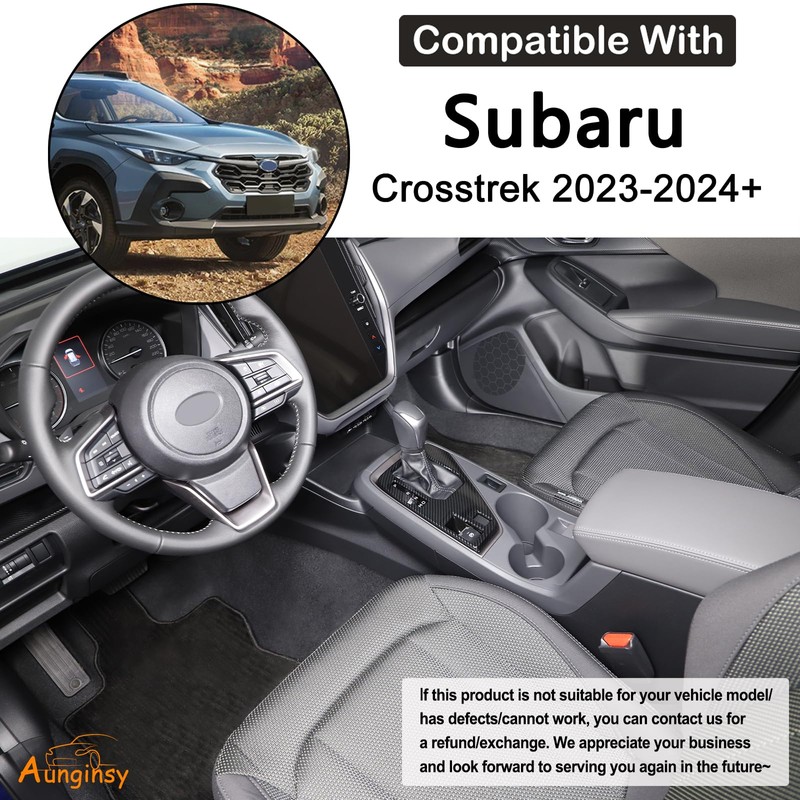 Aunginsy Car Central Control Gear Shift Panel Trim Cover Compatible
