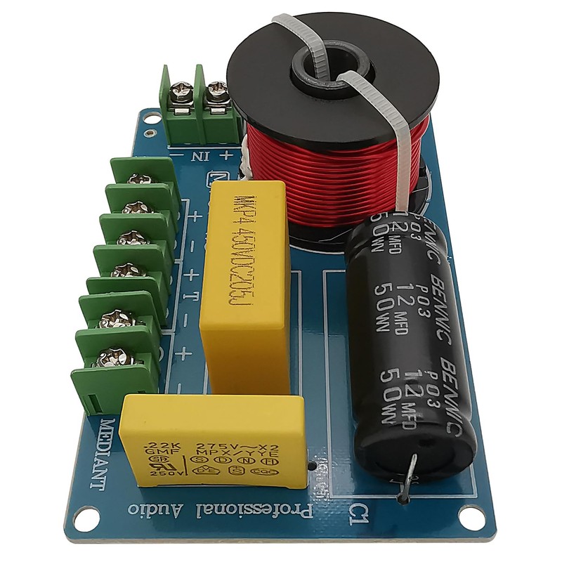 3 Way Speaker Crossover, PUV-W3 200W Passive Crossover for HiFi