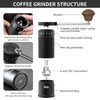 Bincoo Foldable Manual Coffee Grinder with External Adjustable Setting,Coffee Bean