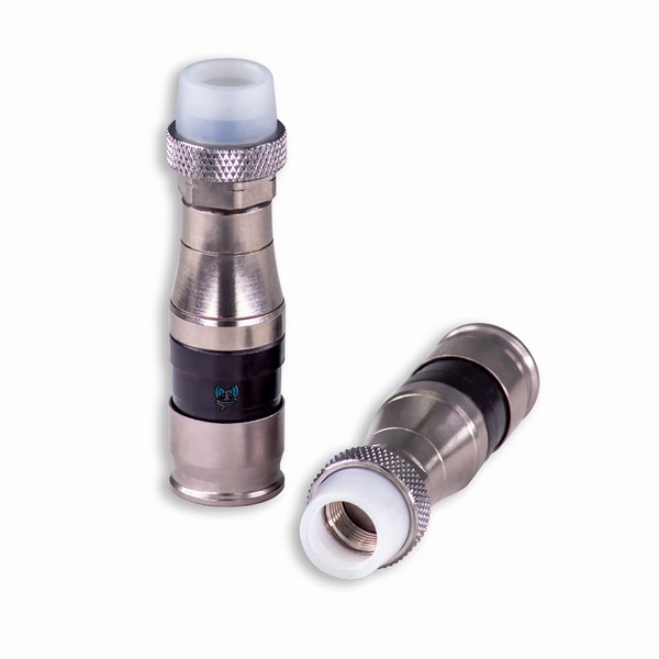 SatelliteSale Indoor/Outdoor Coaxial F-Type Fittings Weather-Seal Connectors for RG-11 Coax