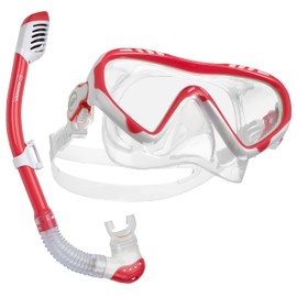 Phantom Aquatics Rapido Boutique Collection Sunshine Junior Mask Fin Snorkel Set, Kids Snorkeling Set with Snorkel Bag, CWT-S