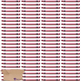 Tribeca Curations Red Crayon Bulk Value Pack |  d 100 Count