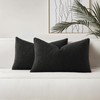 HAUSSY Set of 2 12x20 Decorative Throw Pillow Covers, Soft