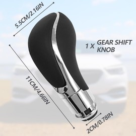 Dunviku Gear Stick Shift Knob Automatic Gear Stick Shift Head Handle Lever Car Shift Knob Leather Gear Shift Knob Fit for Rega Opel Insignia Verano