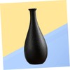COHEALI Long-Lasting Black Ceramic Vase Home Decor Craft Vase Simulated