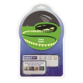 Eagle 12V Single Colour LED Tape Light Kit 5M With PSU (Green)