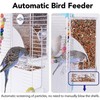 MEISO Automatic Bird Parrot Feeder Leakproof Splashproof with Water Dispenser