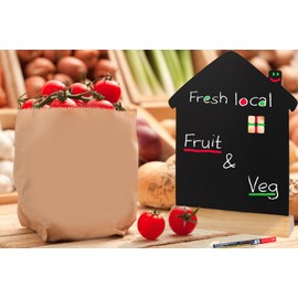 Pizarra y marcador para mesa de casa