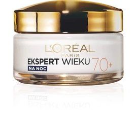 L'Oréal Paris Expert for Age 70+ Nourishing Anti-Age Face Cream for the Night, Mature Skin, Reduces Wrinkles, Skin Thickening, Vitamin B3, Vitamin E, Fig Inherent Inheritance, 50 ml