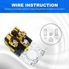 Micmi NEMA 6-50R Receptacle 2-Pole 3-Wire Surface Mount Power Receptacle