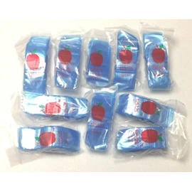 125125 (1.25"X1.25") Blue Color Apple Brand Bags Mini ZipLock Baggies, Case of 1,000