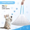 Self-Cleaning Litter Box, Drawstring Litter Box Liners, 60 Count Waste