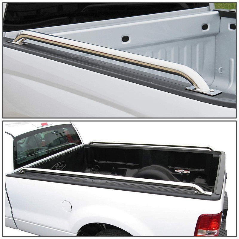 DNA MOTORING RAIL-001-SS Pair of Truck Bed Rails for 92-11