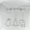 BHCLIGHT 3 Pack Christmas Tree, Deer, Bell Battery Operated Christmas