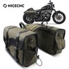 NICECNC Motorcycle Panniers Side Throw Over Saddlebags For Harley Sportster