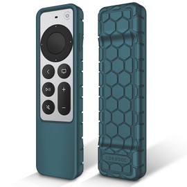 Fintie - Funda protectora para Apple TV Siri Remote 2021 2022 - Peine de miel, ligera, antideslizante, a prueba de golpes, para Apple TV 4K / HD Siri mando a distancia (2ª generación/3ª generación),