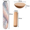 Wooden Balance Board with Cork Roller, 31.5 x 11.8 inch