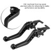 EVGATSAUTO Motorcycle Brake Lever, 2 Pieces CNC Aluminium Alloy Motorcycle