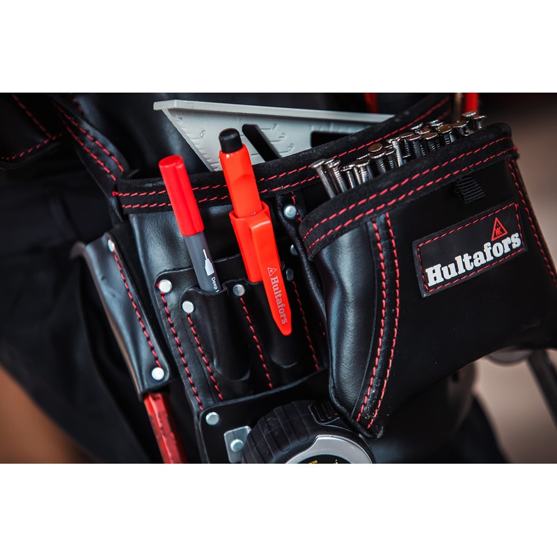 Hultafors Work Gear HT5433 Carpenter's Heavy-Duty Leather Nail & Tool