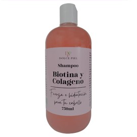Shampoo de Biotina y Colágeno para Todo Tipo de Cabello, Fórmula Natural sin Parabenos, Fortalecimiento e Hidratación Profunda