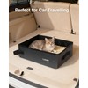 Luxtude Portable Litter Box for Cats, Comes with a Hard