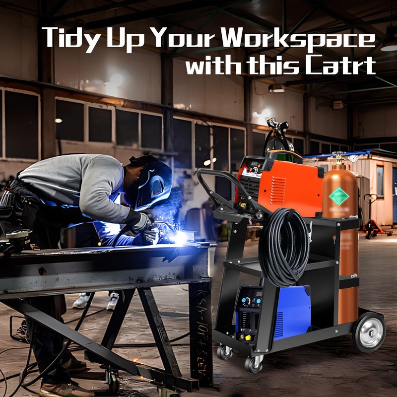 ZIXNEXKOO Welding Cart Heavy Duty with 360 Swivel Wheels, Original