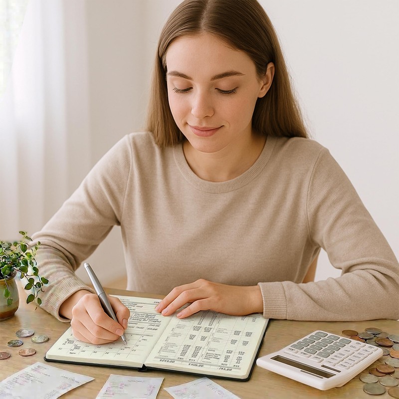 And Per Se Budget Planner, Monthly Budget Notebook with Expense
