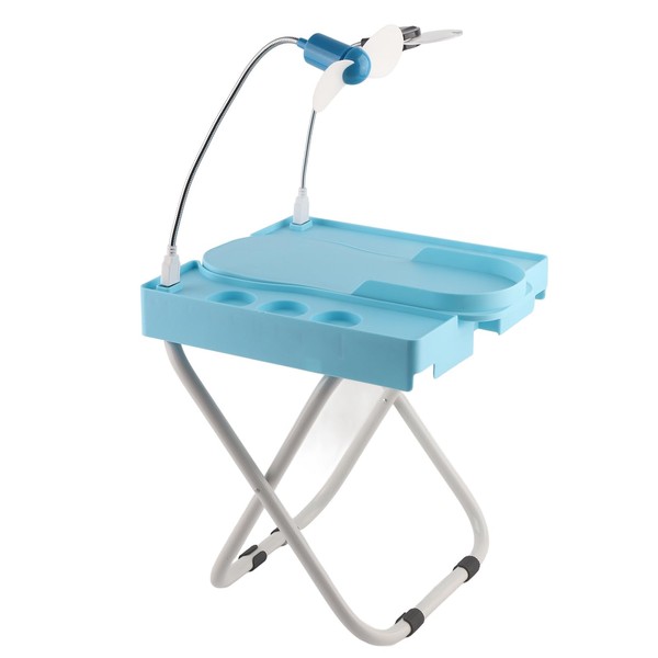 Pedicure Foot Rest, Adjustable Pedicure Foot Rest with LED Magnifier