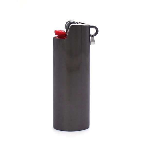 HUMWE Funda de metal reutilizable para encendedores Bic Regular, soporte